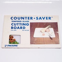 Vintage MCM Mushrooms on White Glass Cutting Board -Phoenix -New In Box-Rare!!! - £59.62 GBP
