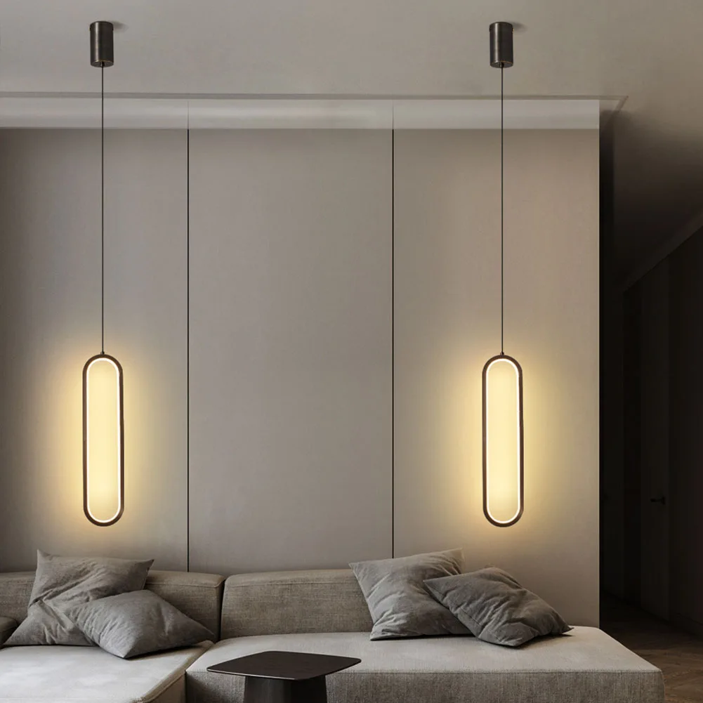 Minimalist LED Pendant Lamp Nordic Modern Hanging Lights for Bedroom Bed... - $31.82+