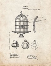 Bird Cage Patent Print - Old Look - £6.34 GBP+