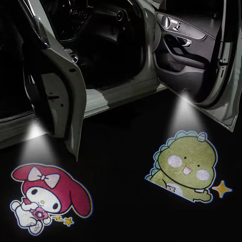 Genuine Sanrio Car Door Welcome Light Cinnamoroll Cartoon Automatic Induction - £11.20 GBP+