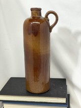 Antique Amsterdam Brown Salt Glazed Stoneware Gin Liquor Bottle Amsterdam Jar - £20.54 GBP