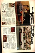 1974 Chevrolet Chevelle and Laguna 2-page Advertisement Print Art Car Ad e1 - £19.20 GBP