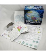 Discover The World 3D Globe Puzzle PuzziSphere 212 Sure Lox Ball Diamete... - £9.73 GBP