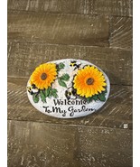 Garden Decor Painted Rock Welcome To My Garden - $24.63