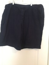 Merona Women’s Casual Shorts Plus Size 20 Blue - £31.05 GBP