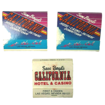 Sam Boyds California Casino 3 Vintage Matchbook Lot Unstruck Las Vegas RV Park - £12.11 GBP