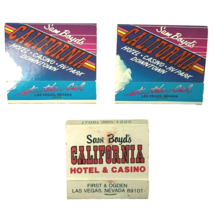 Sam Boyds California Casino 3 Vintage Matchbook Lot Unstruck Las Vegas RV Park - £11.91 GBP