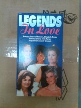 Legends In Love VHS Tape Rare OOP Princess Grace Elizabeth Taylor Prince... - $25.18