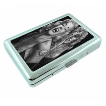 Sugar Skull D19 Silver Cigarette Case / Metal Wallet Day of the Dead Muertos - £13.16 GBP