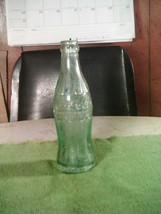 Vintage Coca-Cola Green Tinted 6 oz Bottle Warren O Empty Scuff Marks - £5.53 GBP