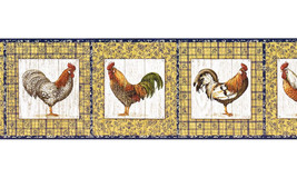 An item in the Baby category: Roosters KD8116B Wallpaper Border