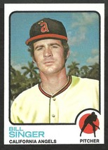 California Angels Bill Singer 1973 Topps Baseball Card 570 - £4.11 GBP