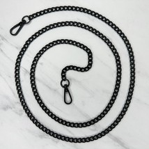 Black Crossbody Chain Link Purse Handbag Bag Replacement Strap - £15.65 GBP