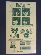 **Repro** Beatles Holiday Innkeeper 1964 Promo FLYER/PICTURE Sleeve For 7&quot; 45rpm - £19.48 GBP