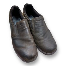 Merrell Shoes Shetland Moc Loafers Brown Leather Slip On Walking Sz 14 N... - $29.69