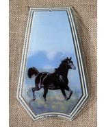 OK Lighting Black Stallion Horse Glass Lamp Panel Replacement Single - $9.90