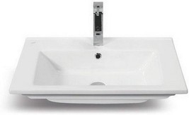 Arte Collection Bathroom Sink, White, Cerastyle 067300-U-One Hole-637509... - $384.99