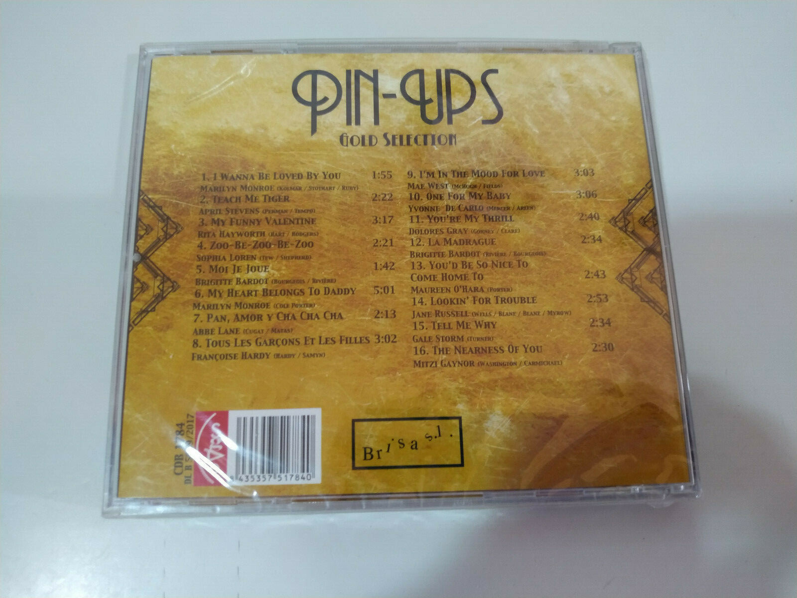 Pin-Ups Gold Collection Marilyn Monroe Sophia Loren Mae West - CD New - 3T Item image 2