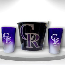 Colorado Rockies Ice Bucket And Can Cooler Drinkware MLB Official Merch - $26.13