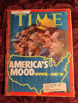 TIME magazine January 24 1977 Jan 1/24/77 AMERICA&#39;s MOOD (Hopeful, sort of) +++ - £5.26 GBP