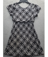 Three Pink Hearts A-Line Dress Girls 14 Multi Cold Shoulder Sleeve Round... - €18,28 EUR