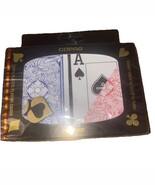 Copag 1546 Design 100% Plastic Playing Cards, Poker Size Blue Red - $368.02 MXN