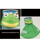 Dog Hoodie Bath Towel Ultra Soft Small/Medium Size Frog Green - $8.99