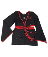 Naughty Ninja Womens S Halloween Sexy Costume Two Piece Black Red - $24.75