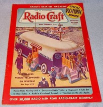 Radio Craft Magazine November 1938 Wire Less Public Telephones on Wheels  - £7.79 GBP