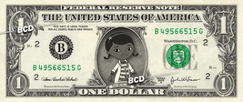 Disney Jr&#39;s Doc Mcstuffins On Real Dollar Bill Cash Money Bank Note Currency - £3.54 GBP