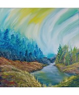 Belle Creek. 20&quot; x 20&quot; Original Oil Painting. #289 - $100.00