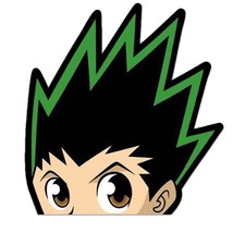 Gon Peeker Vinyl Decal Sticker UV &amp; Water Proof Water Bottle Bumper Wind... - $109.41 MXN