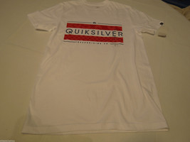 Men's Quiksilver T shirt NWT surf skate S Broadway MTO  WBB0 white Regular Fit - $25.29