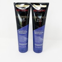 2 Revlon ColorSilk Bold Black 8.45 fl oz ColorStay SHAMPOO for color & shine NEW - $33.61