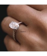 2.5 Ct Diamond Wedding Diamond Ring 14K White Gold Customized Ring Class... - $1,818.75 MXN