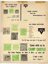 YMCA Camp Castle Downingtown Pennsylvania Information &amp; Registration She... - $17.82