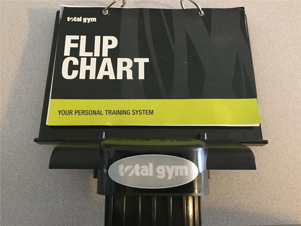 Total Gym Flip Chart with Holder and Stand - $29.95