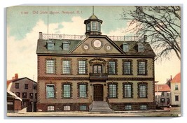 Old State House Newport Rhode Island RI 1909 DB Postcard R15 - £2.33 GBP
