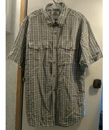 Fjallraven Shirt Mens L Multi Color Plaid Abisko Cool Regular Fit Short ... - $598.92 MXN
