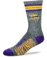 FBF Got Marbled Crew Socks Minnesota Vikings Large(10-13) - $284.91 MXN