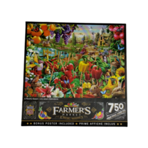 MasterPieces Farmers Market  A Plentiful Season 750 Piece Puzzle (New) - £11.69 GBP
