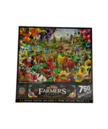 MasterPieces Farmers Market  A Plentiful Season 750 Piece Puzzle (New) - £11.64 GBP