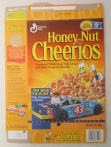 mt HONEY NUT CHEERIOS Cereal Box RICHARD PETTY 1999 General Mills 14 oz ... - $9.57