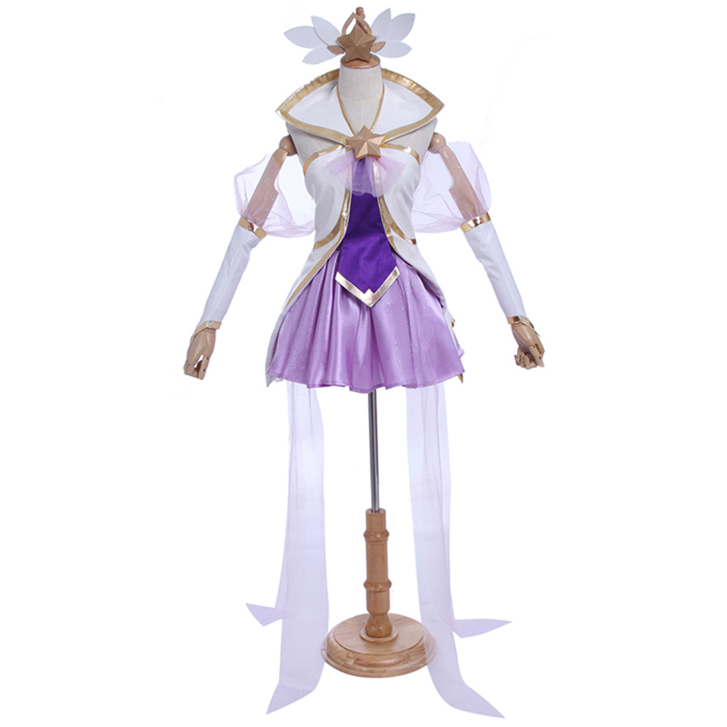 Game LOL Star Guardian Magical Girl Janna The Storm's Fury Cosplay Costume - £62.48 GBP