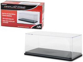 Collectible Display Show Case w Black Plastic Base for 1/24 Scale Models... - £21.60 GBP