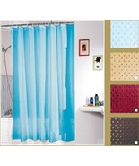 Shower Curtain Set with Liner+Rings 72&quot; x 72&quot; Polyester Fabric - $27.39 CAD