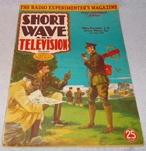 Short Wave and Television Magazine December 1937 Hugo Gernsback publication - £7.47 GBP