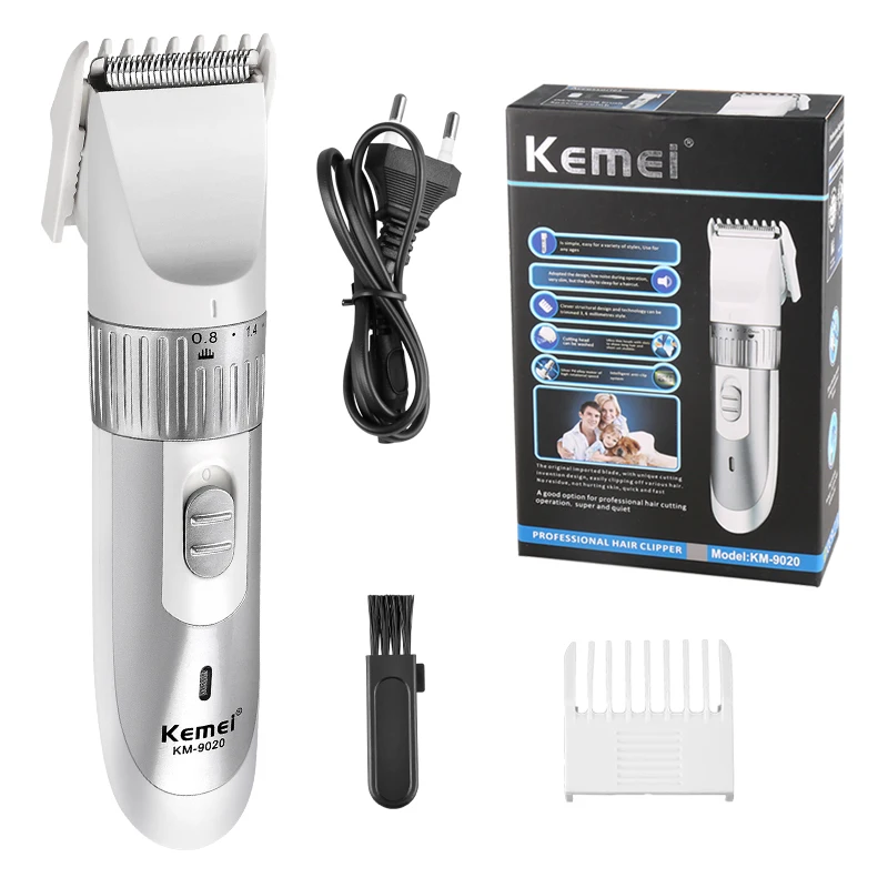 Kemei Rechargeable Hair Trimmer Professional Electric Hair Clipper for Men - $7.93