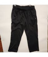 Tek Gear Black jogging pants men size large Straight Open Leg Elastic Waist - $14.95
