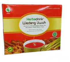 Herbadrink Wedang Uwuh Powder 5-ct, 90 Gram (2 Packs) - £21.87 GBP